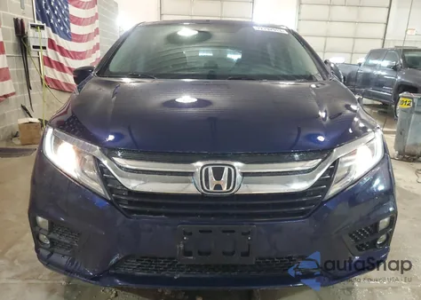 2019 Honda Odyssey Ex z USA, uszkodzony, nr VIN 5FNRL6H52KB124079